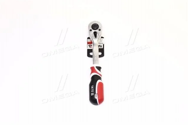 Тріскатка вигнута ручка, квадрат 1/2", L = 255 мм [6/24], шт(про-во) YATO YT-0732 (фото 1)