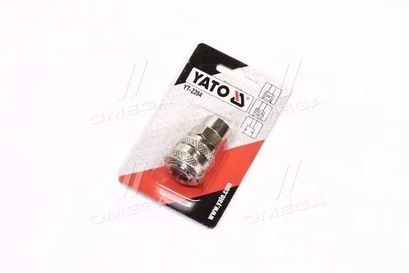 Быстросъемная муфта с внутр. резьбой o = 3/8 "(про-во) YATO YT-2394