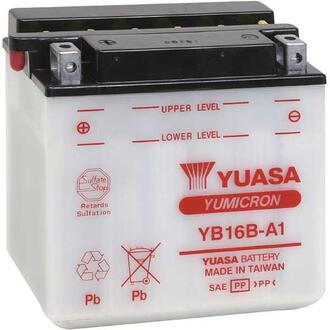 Аккумулятор кислотный 16Ah 207A YUASA YB16B-A1 (CP) (фото 1)