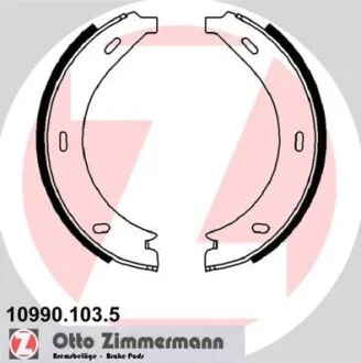 Гальмівні колодки ZIMMERMANN 10990.103.5