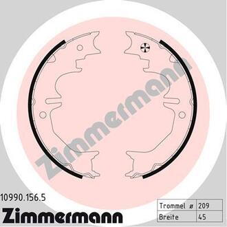 Колодки стояночного тормоза ZIMMERMANN 109901565 (фото 1)