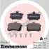 Комплект зад тормоз колодок Audi 80/100/A4 -97/Fiat Cro ZIMMERMANN 211441651 (фото 2)