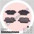 Тормозные колодки дисковые задние ZIMMERMANN 236231701 (фото 5)
