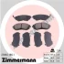 Тормозные колодки перед Subaru Impreza 15-20/Fores ZIMMERMANN 238651801 (фото 7)