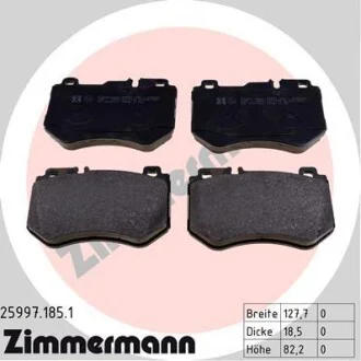 Гальмівні колодки ZIMMERMANN 259971851