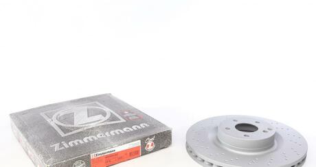 Гальмівні диски передні ZIMMERMANN 400365820 (фото 1)