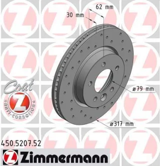 Диск гальмівний SPORT Z ZIMMERMANN 450520752